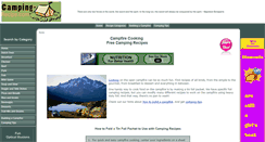 Desktop Screenshot of camping-recipe.com